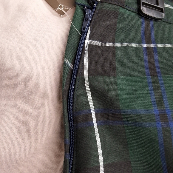 Columbia Green and Blue Wrap Skort Casual Mini - Picture 7 of 17